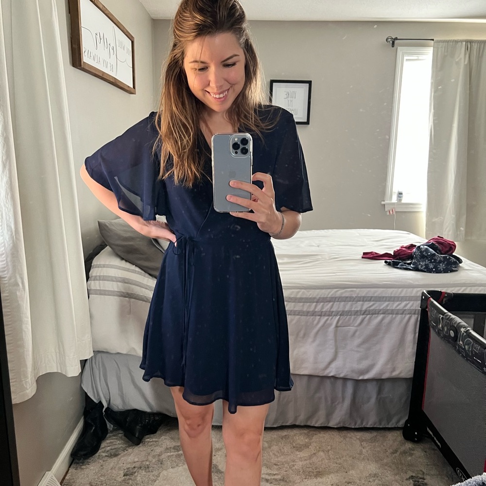 Navy blue dress